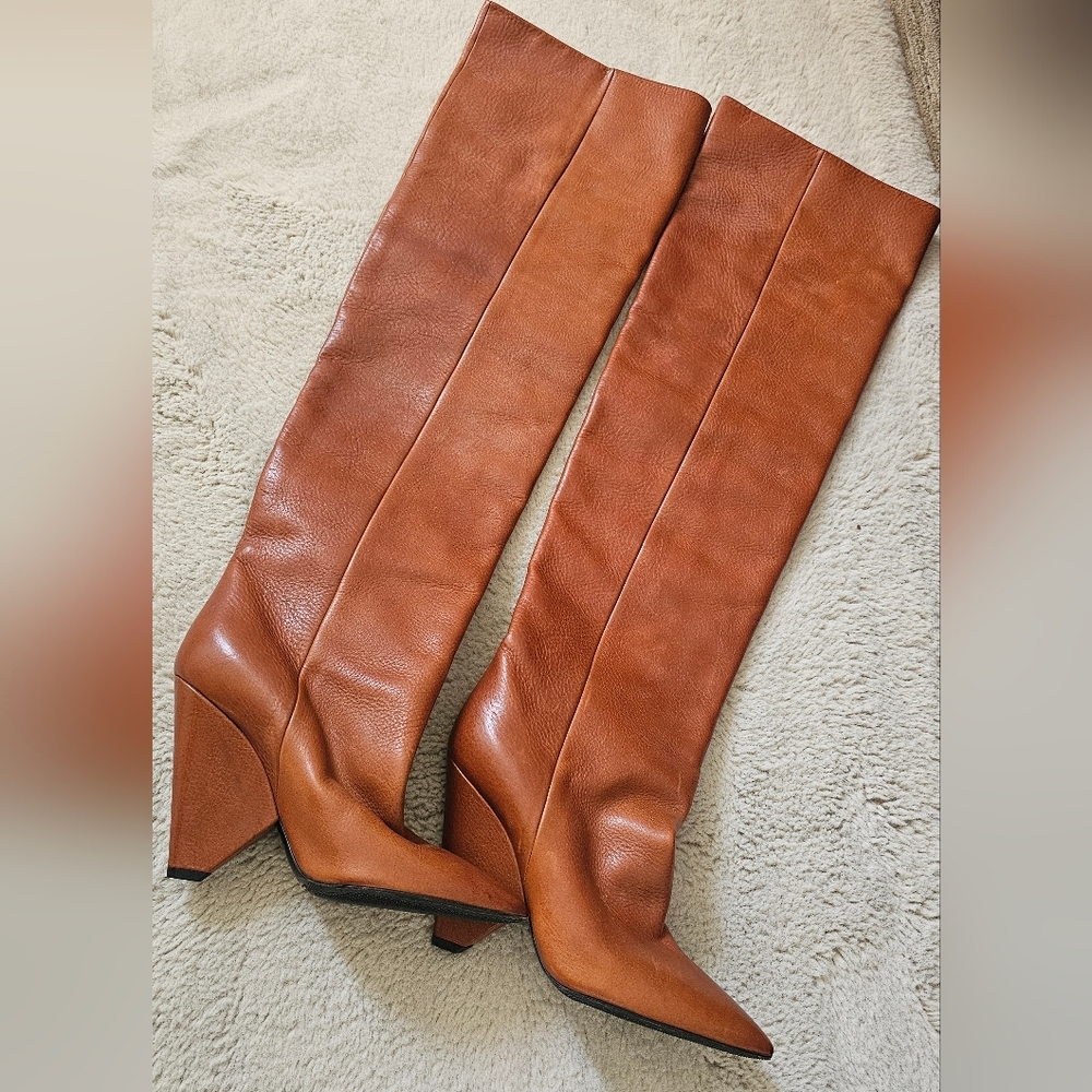 Saint Laurent Niki Over-The-Knee Boots